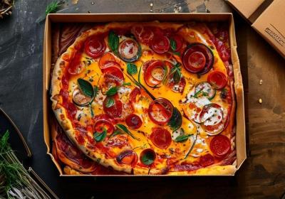 披萨盒定制成本解析：RGB直印工艺如何为江浙沪餐饮品牌降本增效